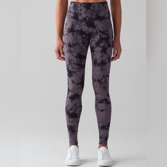 lululemon athletica Pants - Lululemon Wunder Under Pant (Hi-Rise) Shibori 4 W5APOS Magnum Black
